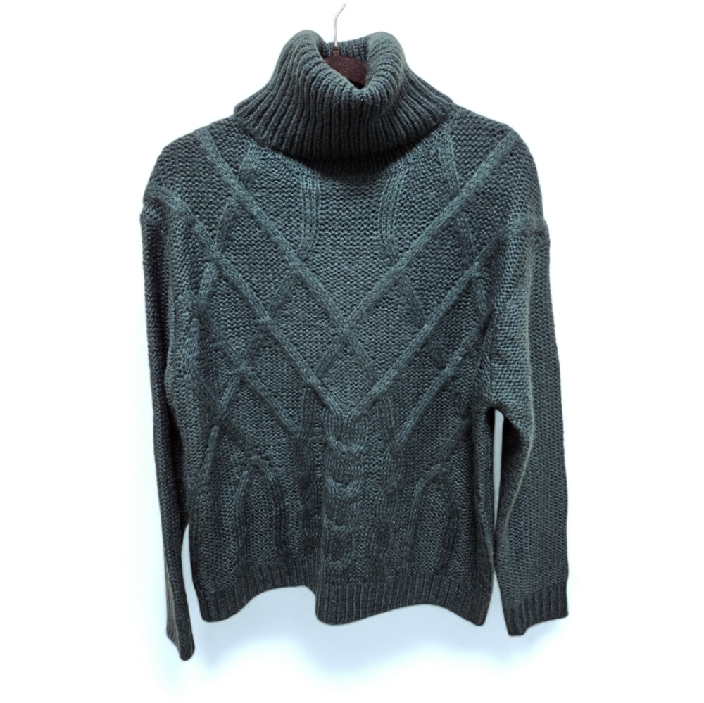Teal Blue Turtle Neck Sweater
